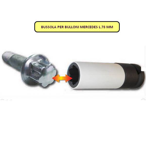 BUSSOLA PLAST. 17 MM. X MERCEDES